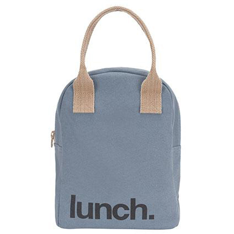 Organic Cotton Zipper Lunch Bag Fluf