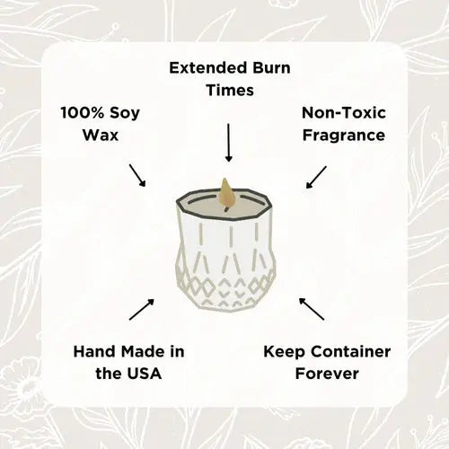 Greta Vegan Soy Candle + Planter - EarthHero Corporate Gifting and Custom Swag