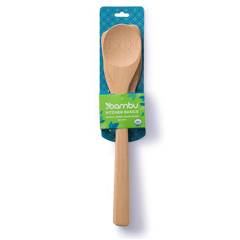 Kitchen Basics Utensil Set 3pk Bambu