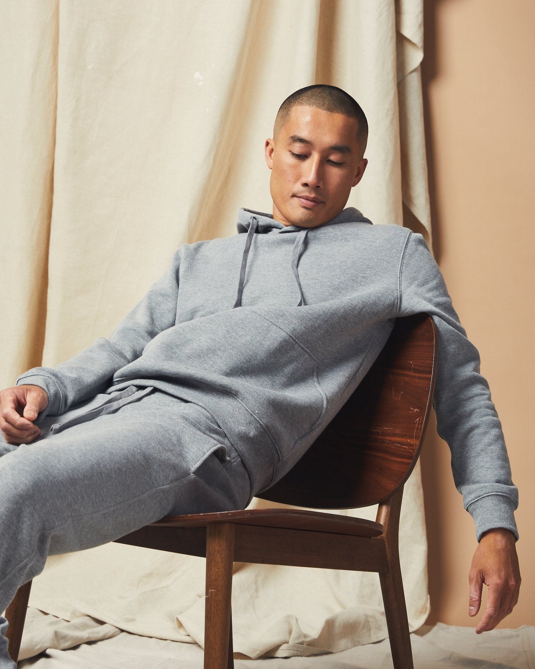 Men's Recycled Fleece Hoodie Richer Poorer