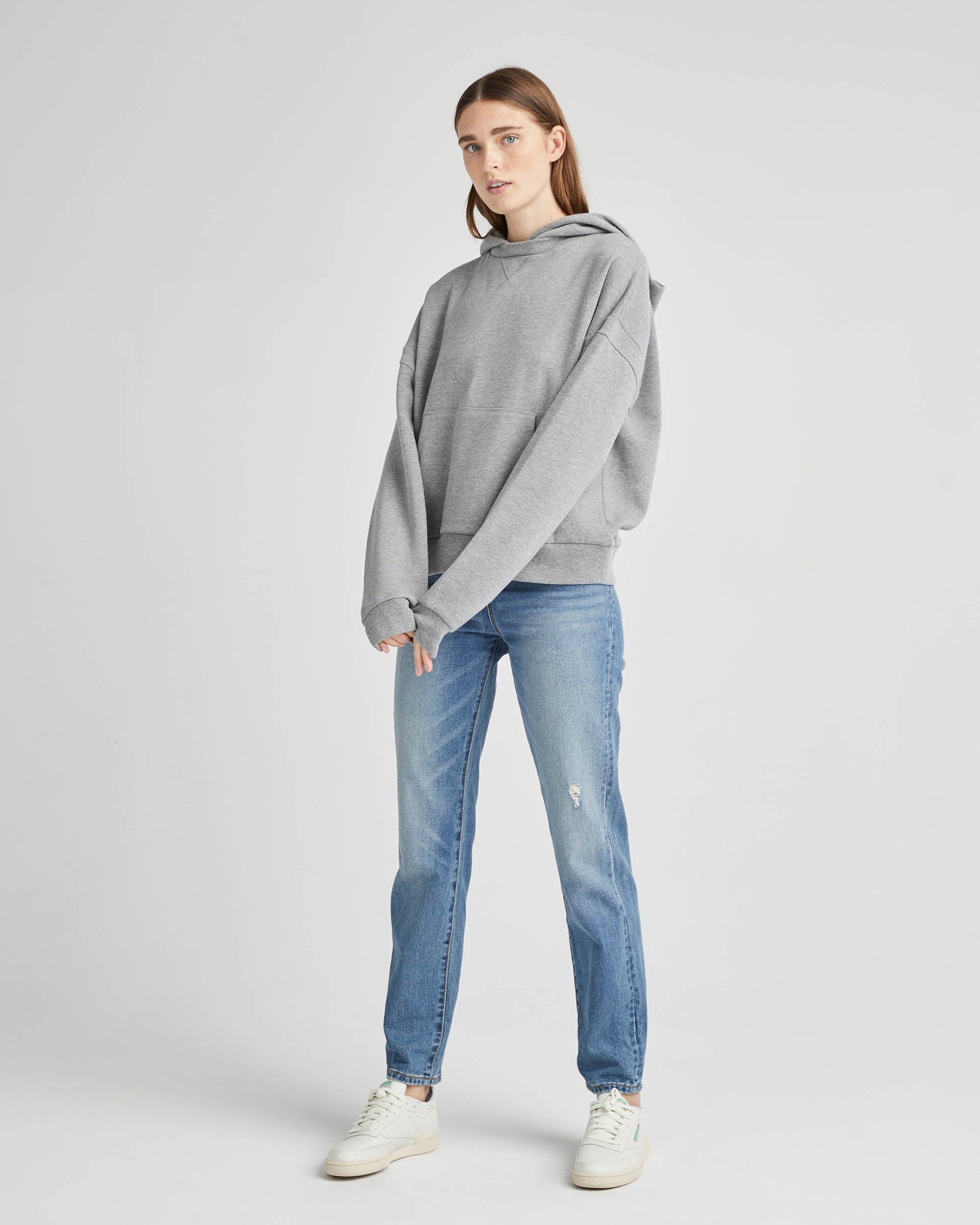 Women's Recycled Fleece Hoodie Richer Poorer