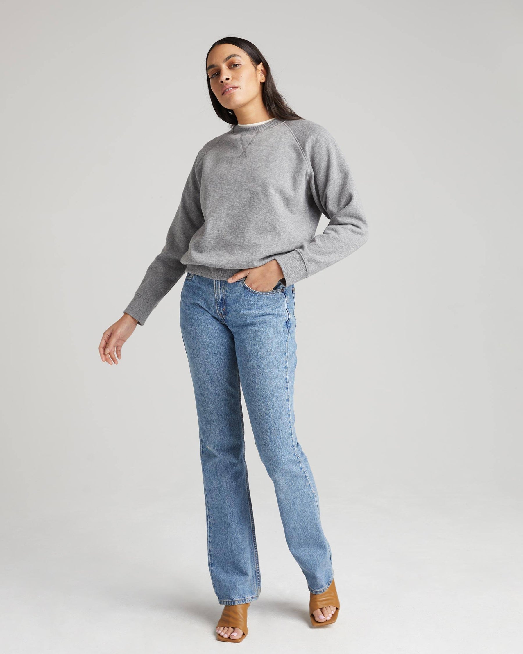 Women's Recycled Fleece Sweatshirt Richer Poorer