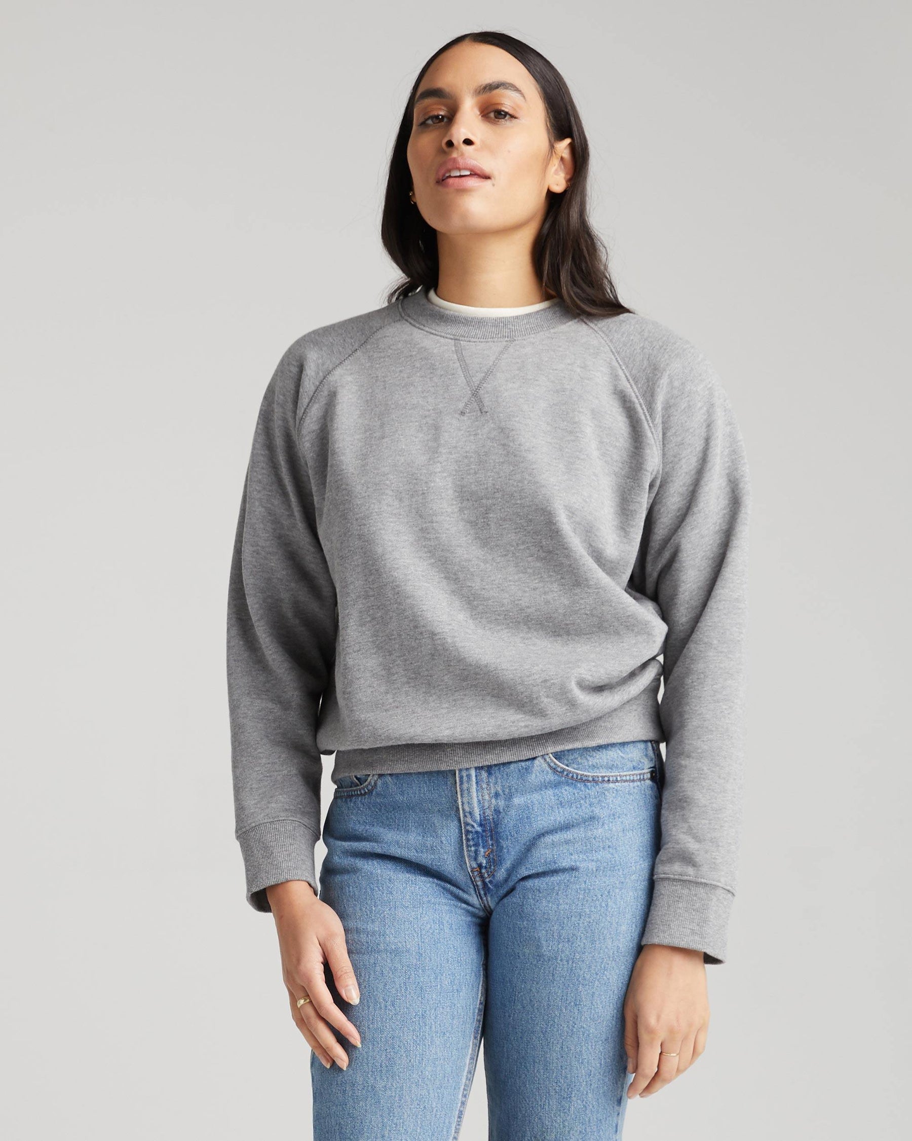 Women's Recycled Fleece Sweatshirt Richer Poorer