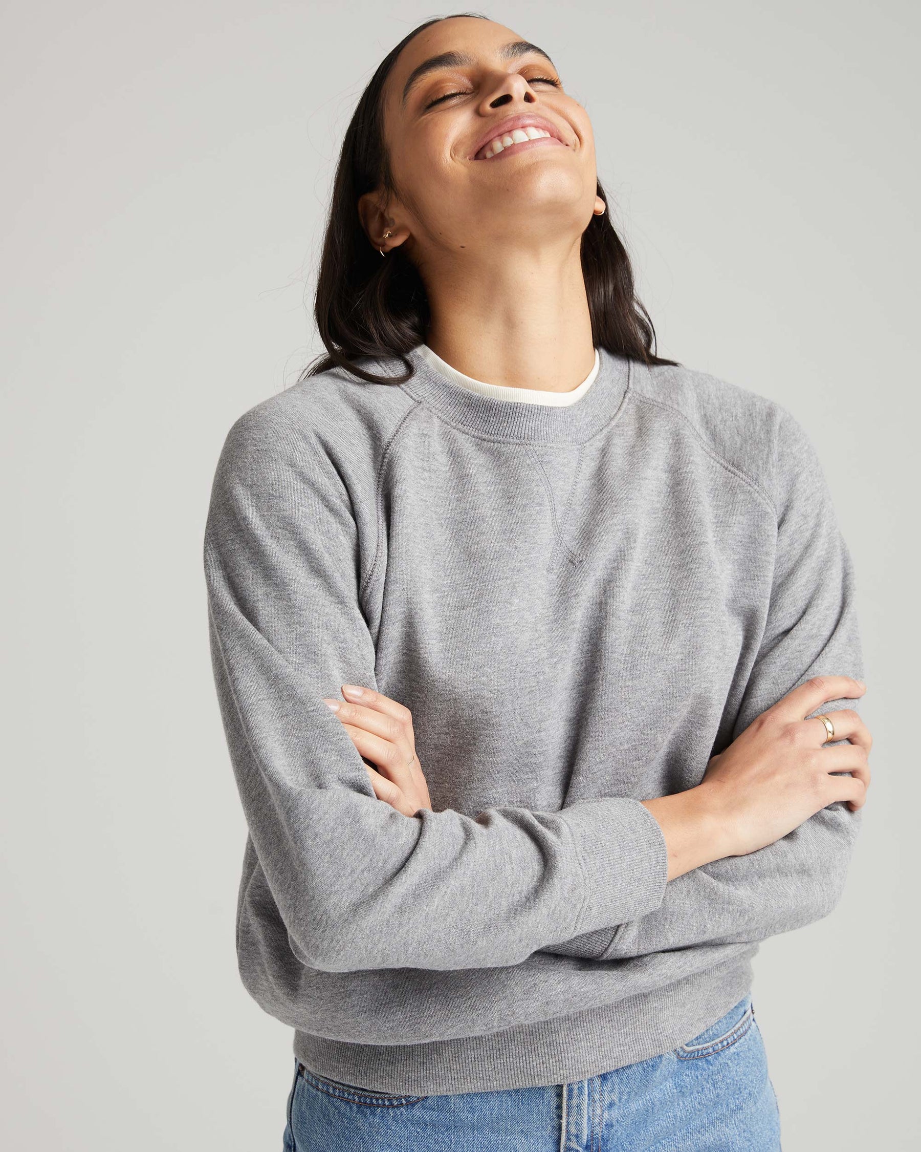 Women's Recycled Fleece Sweatshirt Richer Poorer