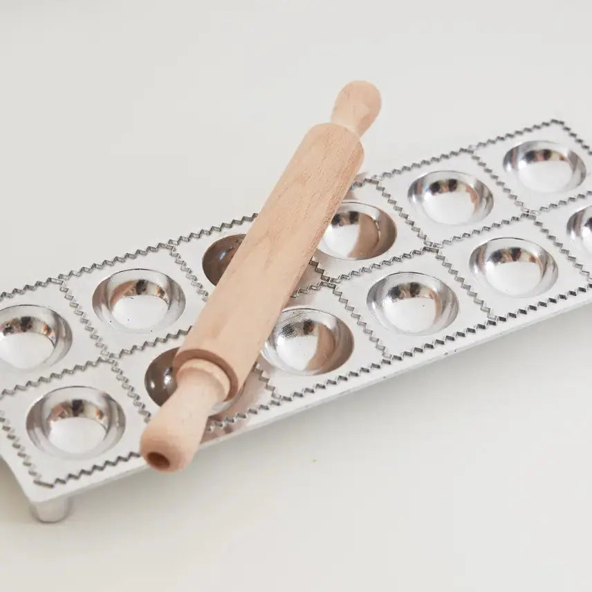 Italian Ravioli Mold with Roller - EarthHero Corporate Gifting and Custom Swag
