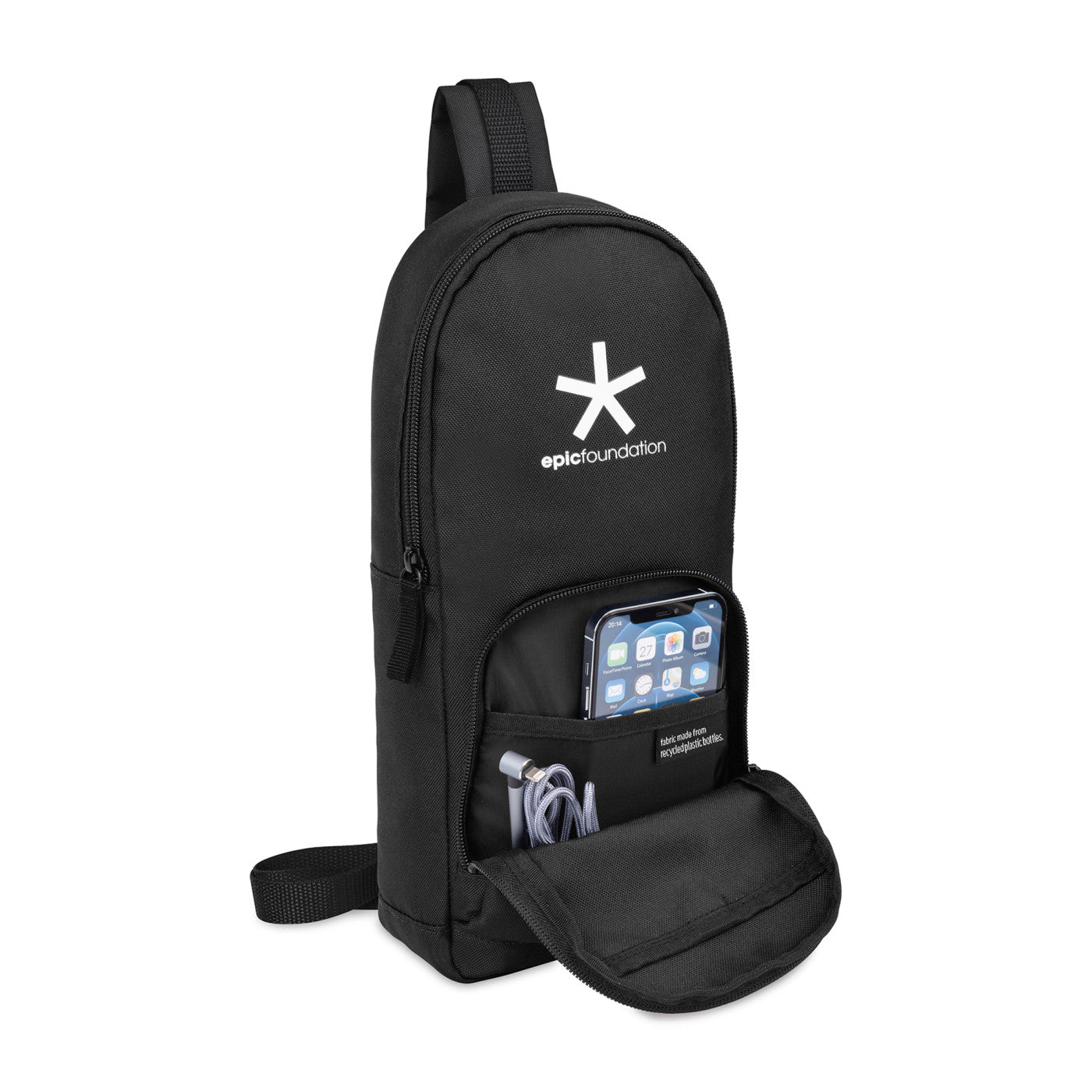 Repeat Recycled Poly Sling Bag - EarthHero Corporate Gifting and Custom Swag