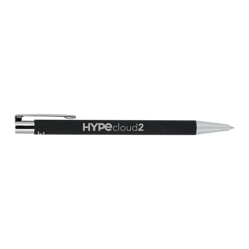 Maxi Recycled Aluminum Soft Touch Gel Pen - EarthHero Corporate Gifting and Custom Swag