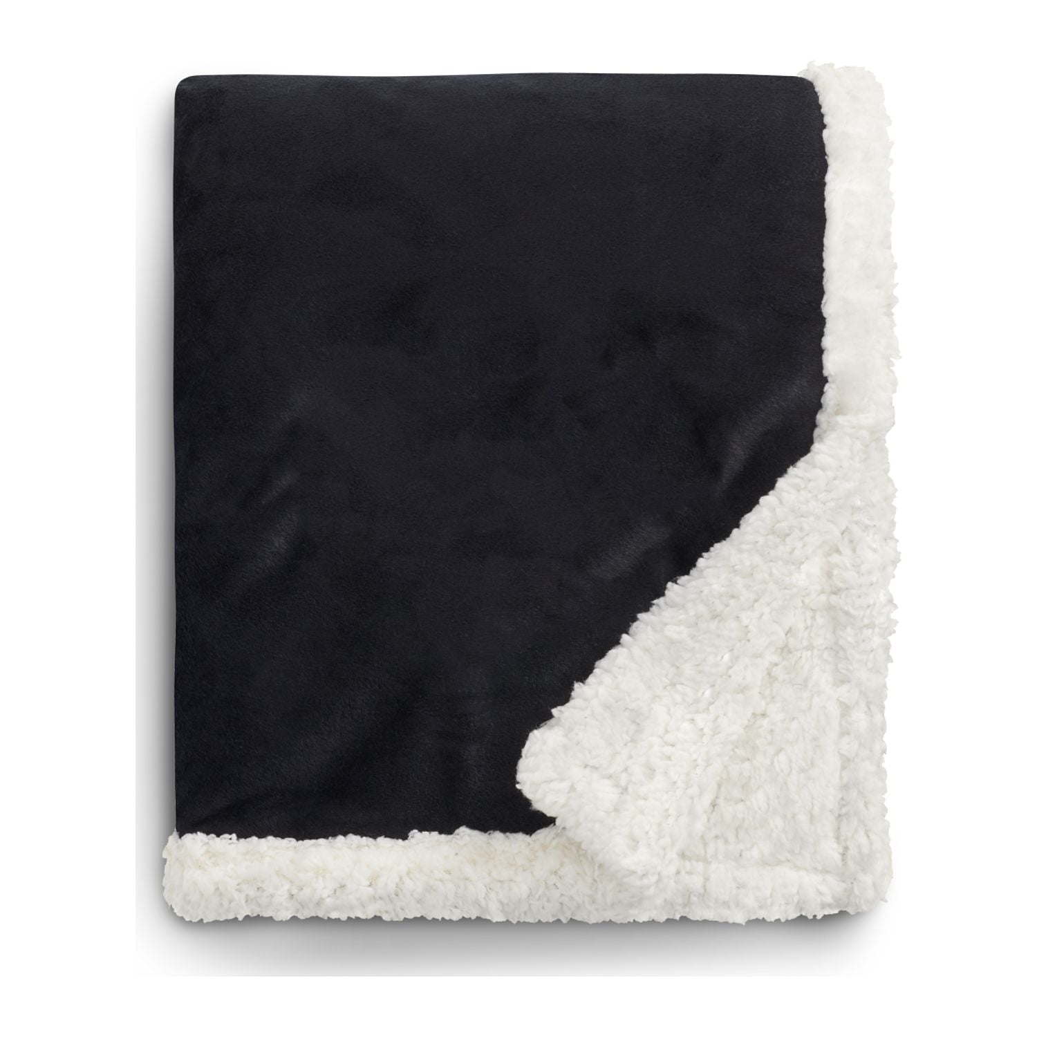 100% Recycled PET Custom Sherpa Blanket - EarthHero Corporate Gifting and Custom Swag