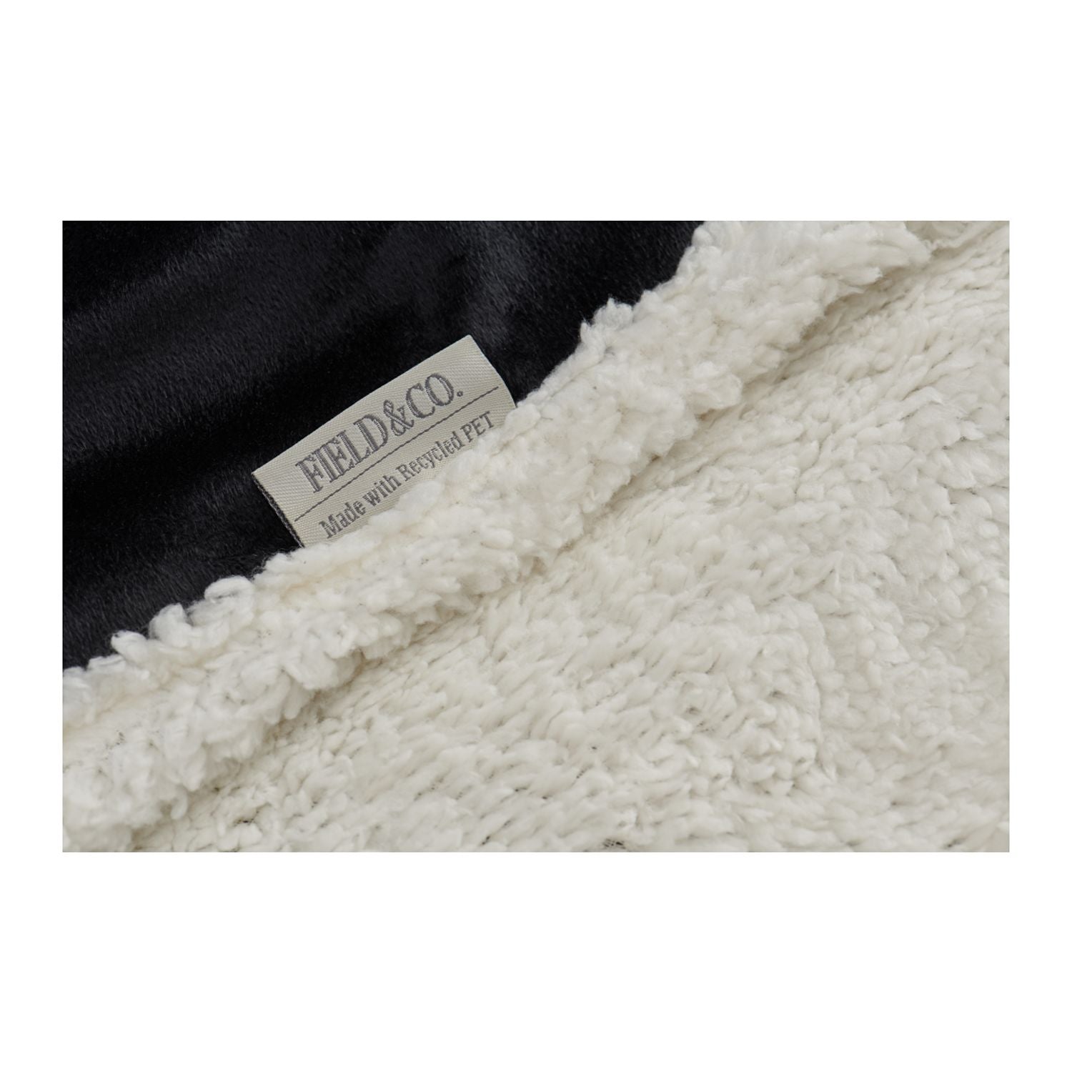 100% Recycled PET Custom Sherpa Blanket - EarthHero Corporate Gifting and Custom Swag
