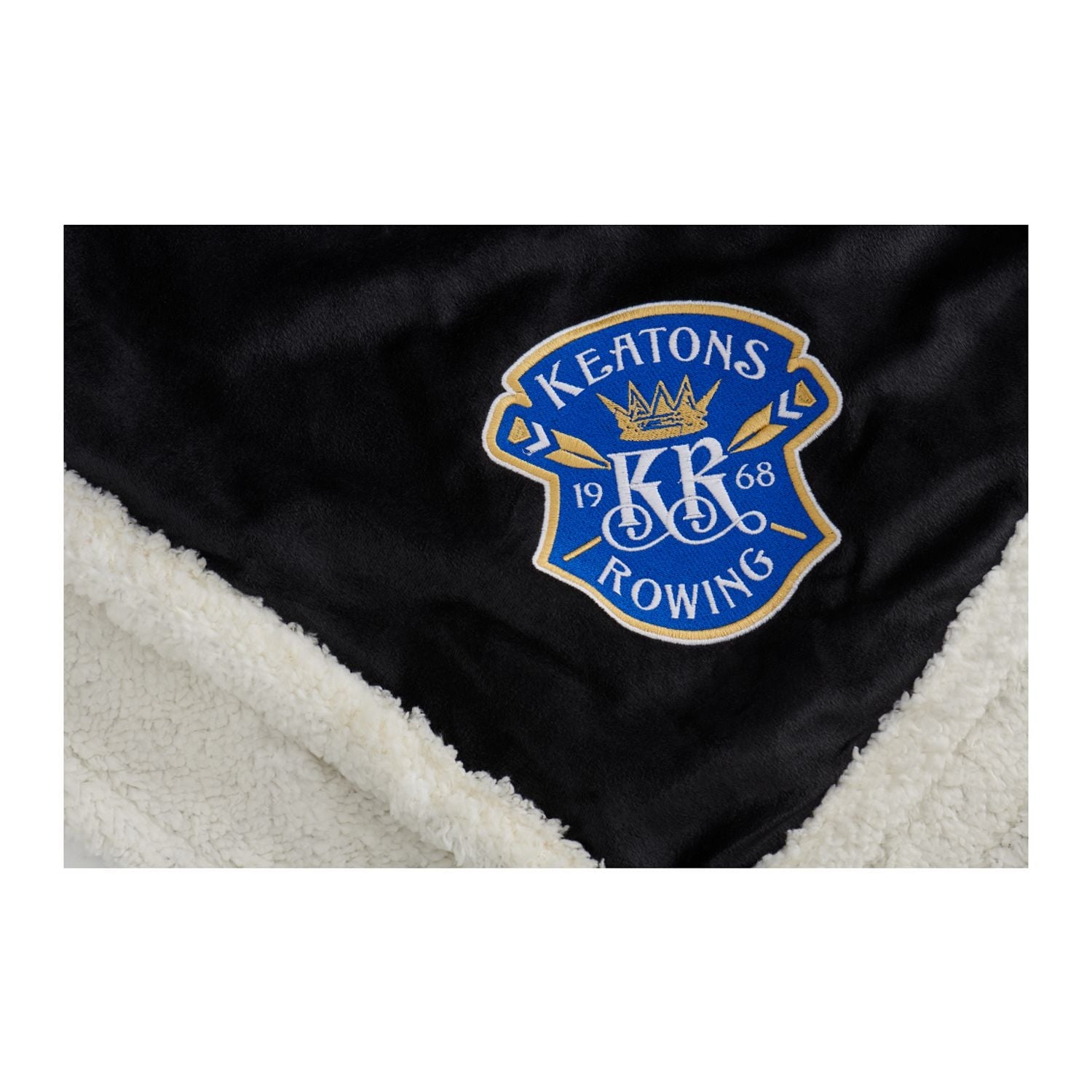 100% Recycled PET Custom Sherpa Blanket - EarthHero Corporate Gifting and Custom Swag
