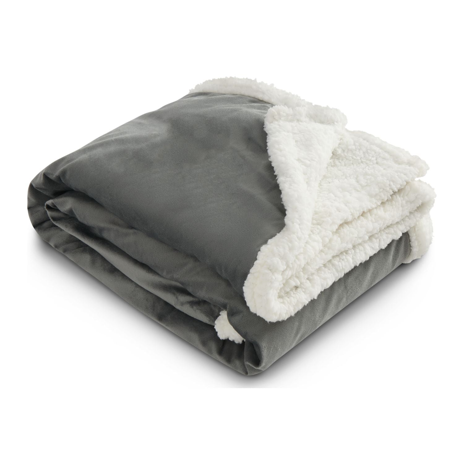100% Recycled PET Custom Sherpa Blanket - EarthHero Corporate Gifting and Custom Swag