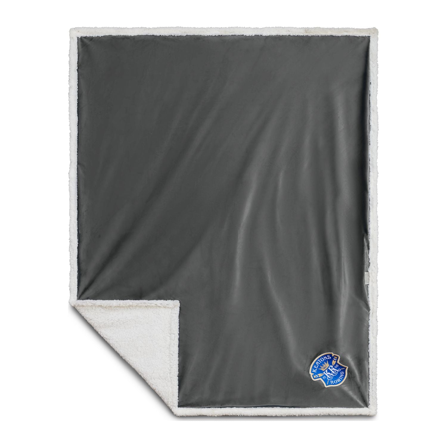 100% Recycled PET Custom Sherpa Blanket - EarthHero Corporate Gifting and Custom Swag