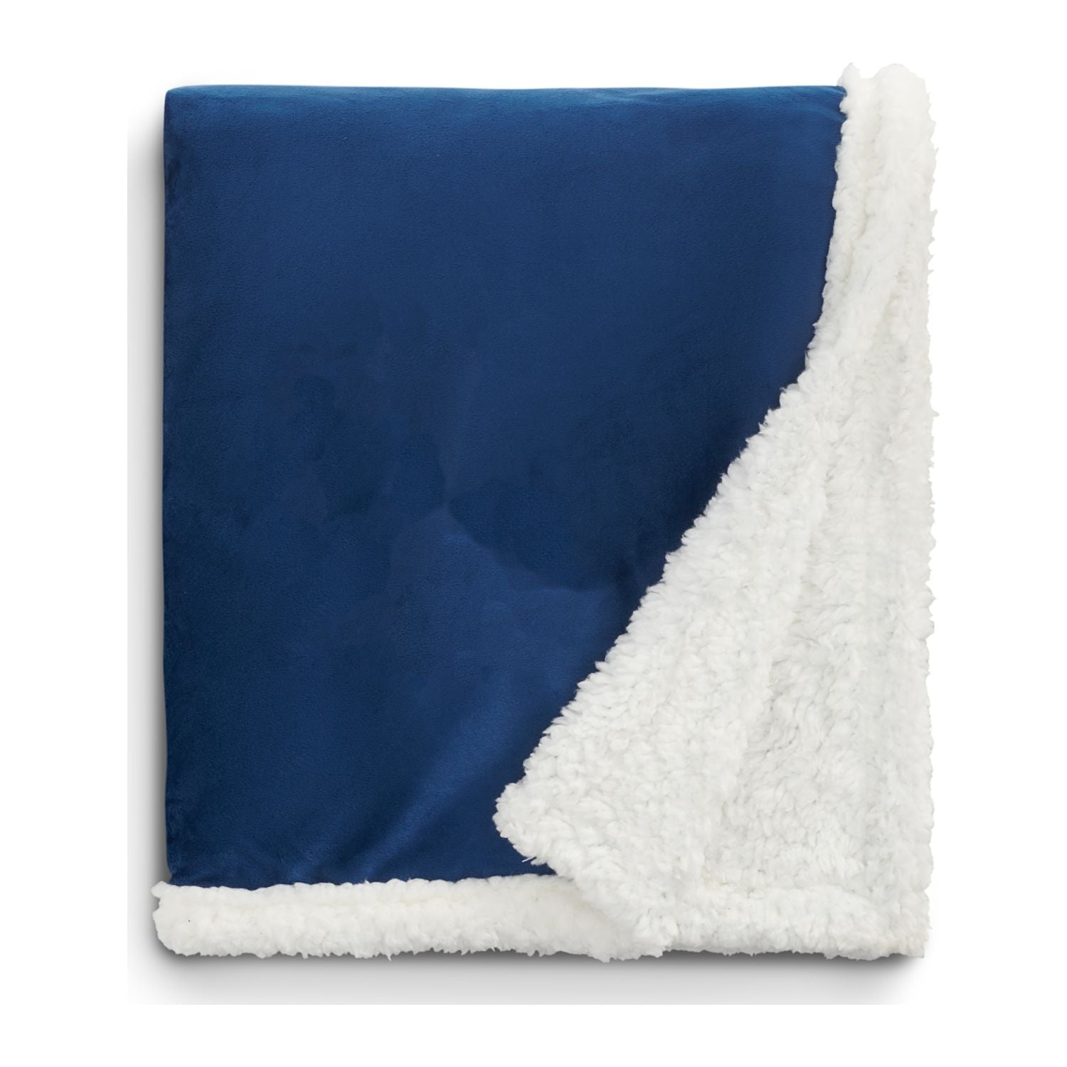100% Recycled PET Custom Sherpa Blanket - EarthHero Corporate Gifting and Custom Swag
