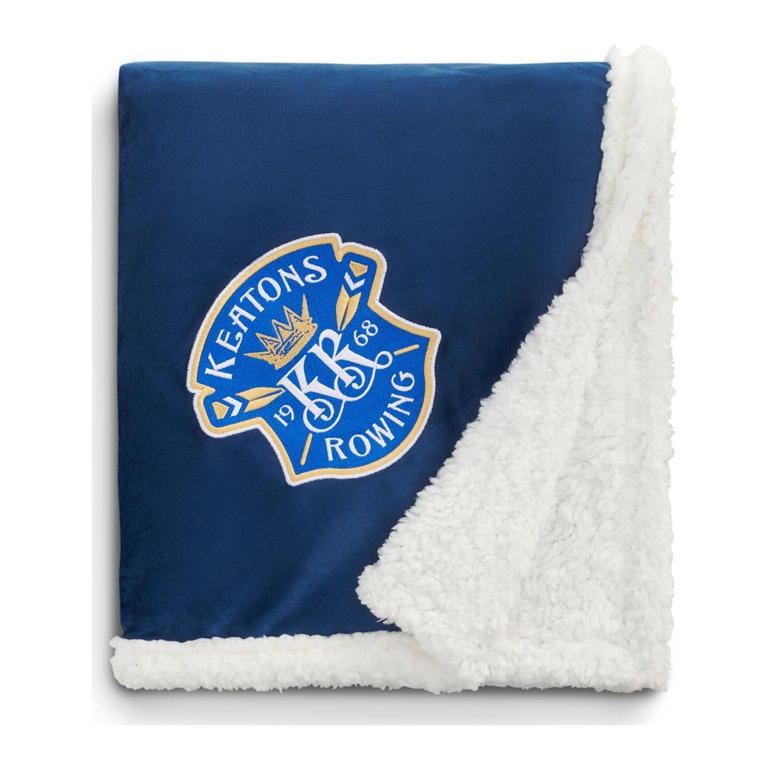 100% Recycled PET Custom Sherpa Blanket - EarthHero Corporate Gifting and Custom Swag
