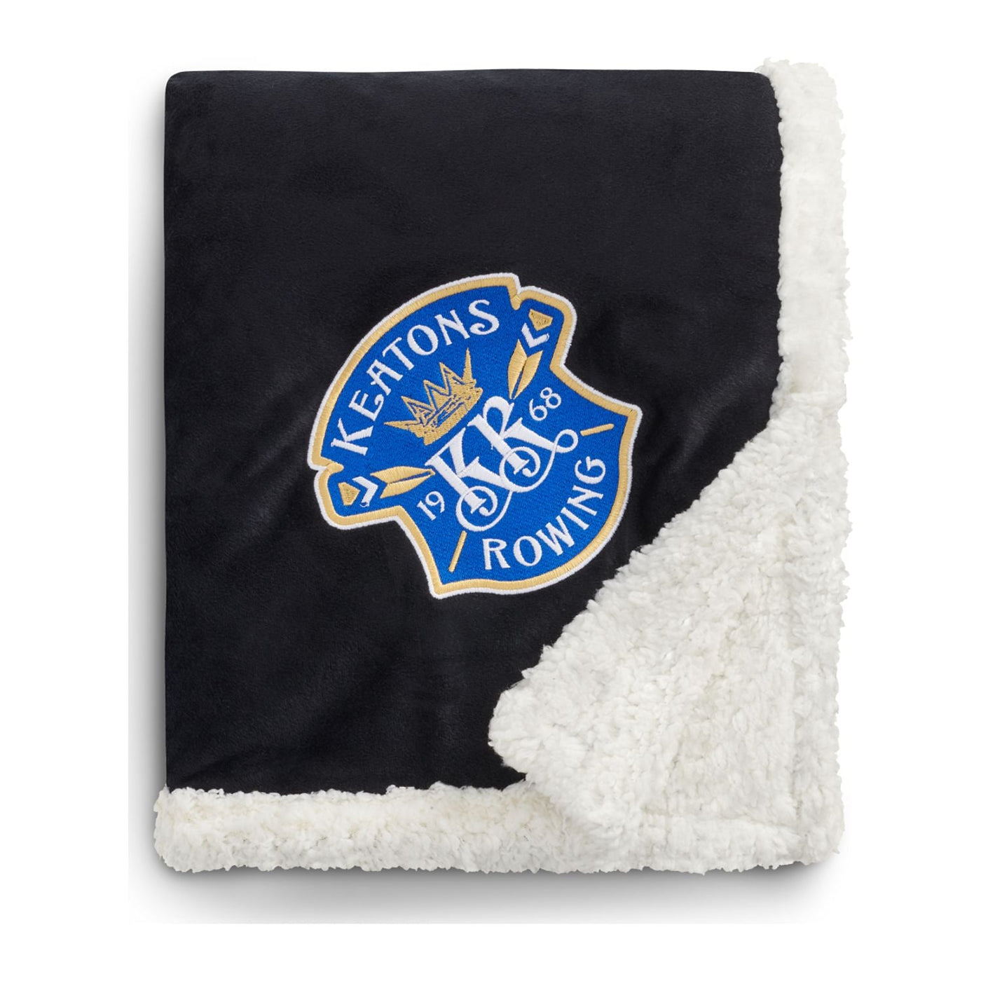100% Recycled PET Custom Sherpa Blanket - EarthHero Corporate Gifting and Custom Swag