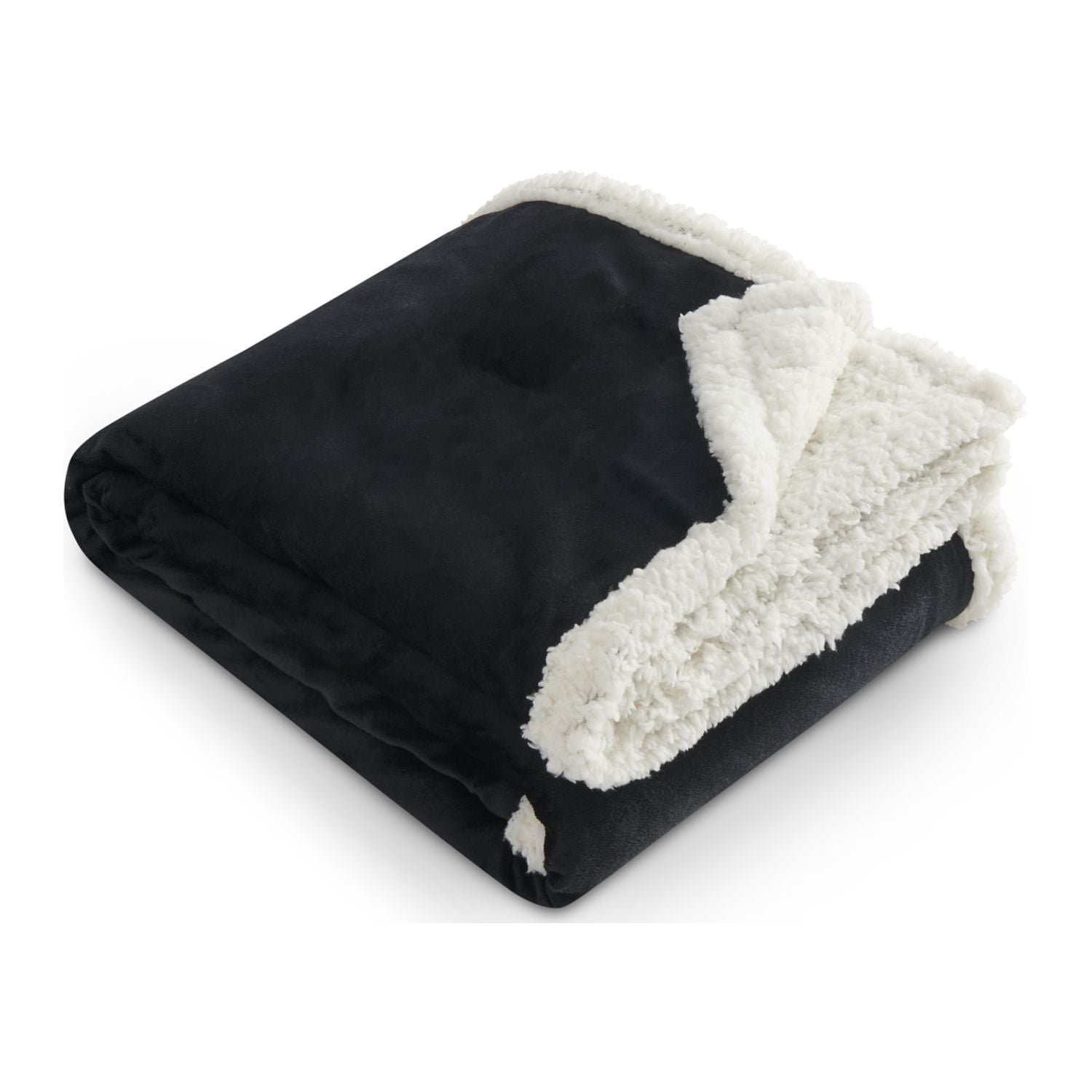 100% Recycled PET Custom Sherpa Blanket - EarthHero Corporate Gifting and Custom Swag
