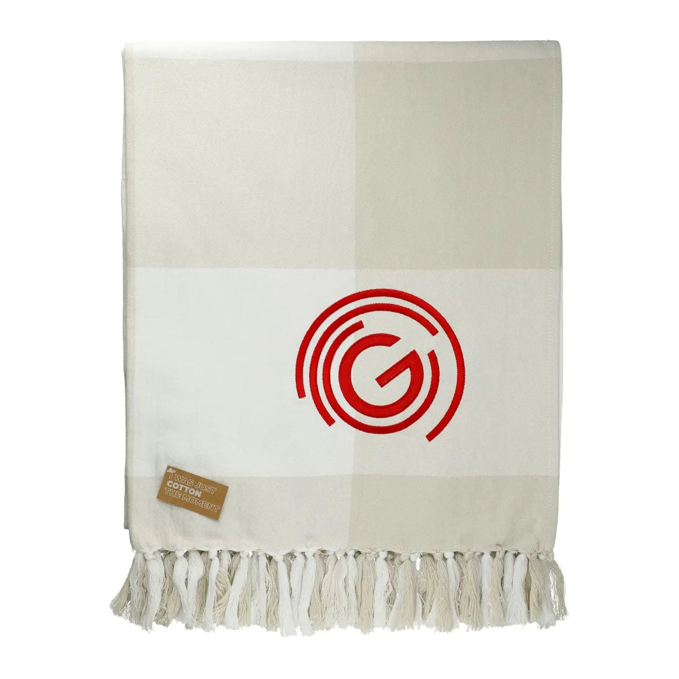 Organic Cotton Check Throw Blanket - EarthHero Corporate Gifting and Custom Swag