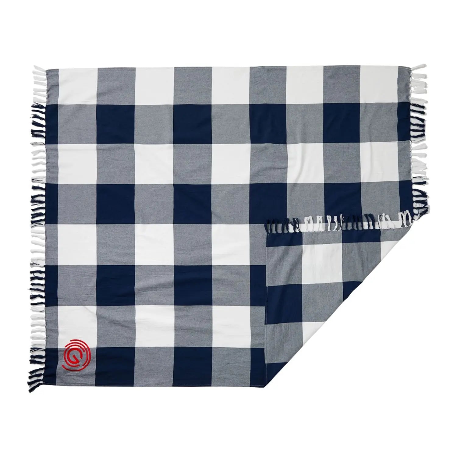 Organic Cotton Check Throw Blanket - EarthHero Corporate Gifting and Custom Swag