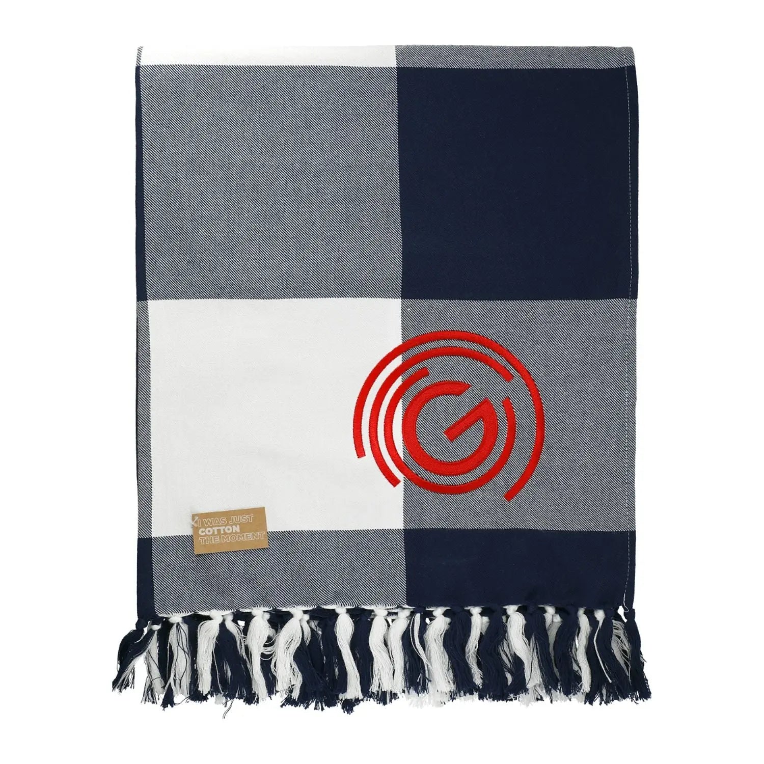 Organic Cotton Check Throw Blanket - EarthHero Corporate Gifting and Custom Swag