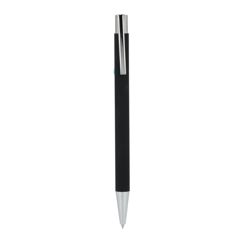 Maxi Recycled Aluminum Soft Touch Gel Pen - EarthHero Corporate Gifting and Custom Swag
