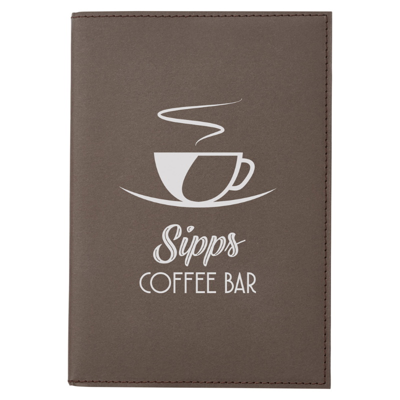 Recycled Coffee Refillable Journal - EarthHero Corporate Gifting and Custom Swag