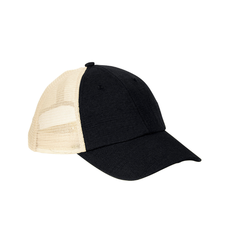 Washed Hemp Blend Trucker Hat - EarthHero Corporate Gifting and Custom Swag