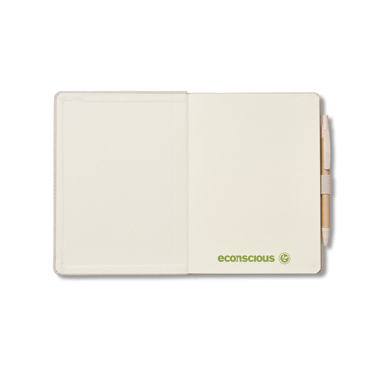 Hemp Journal and Pen - EarthHero Corporate Gifting and Custom Swag