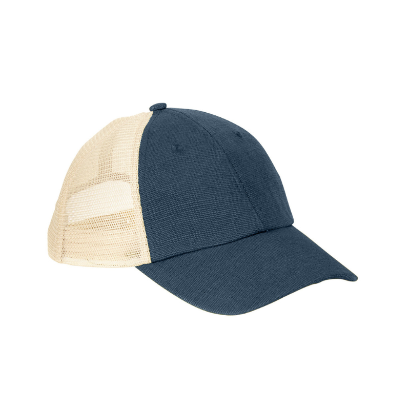 Washed Hemp Blend Trucker Hat - EarthHero Corporate Gifting and Custom Swag