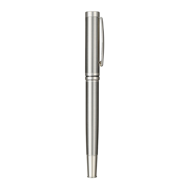 Recycled Stainless Steel Rollerball Pen - EarthHero Corporate Gifting and Custom Swag