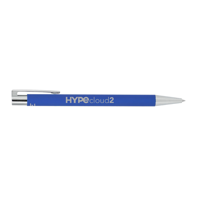 Maxi Recycled Aluminum Soft Touch Gel Pen - EarthHero Corporate Gifting and Custom Swag