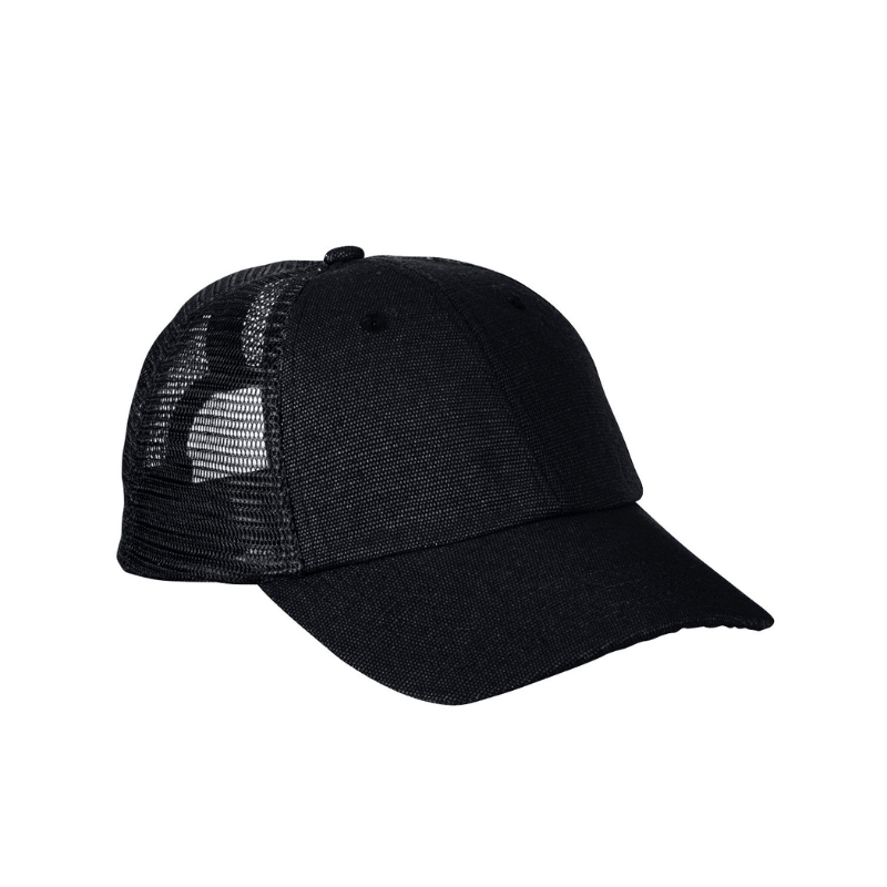 Washed Hemp Blend Trucker Hat - EarthHero Corporate Gifting and Custom Swag