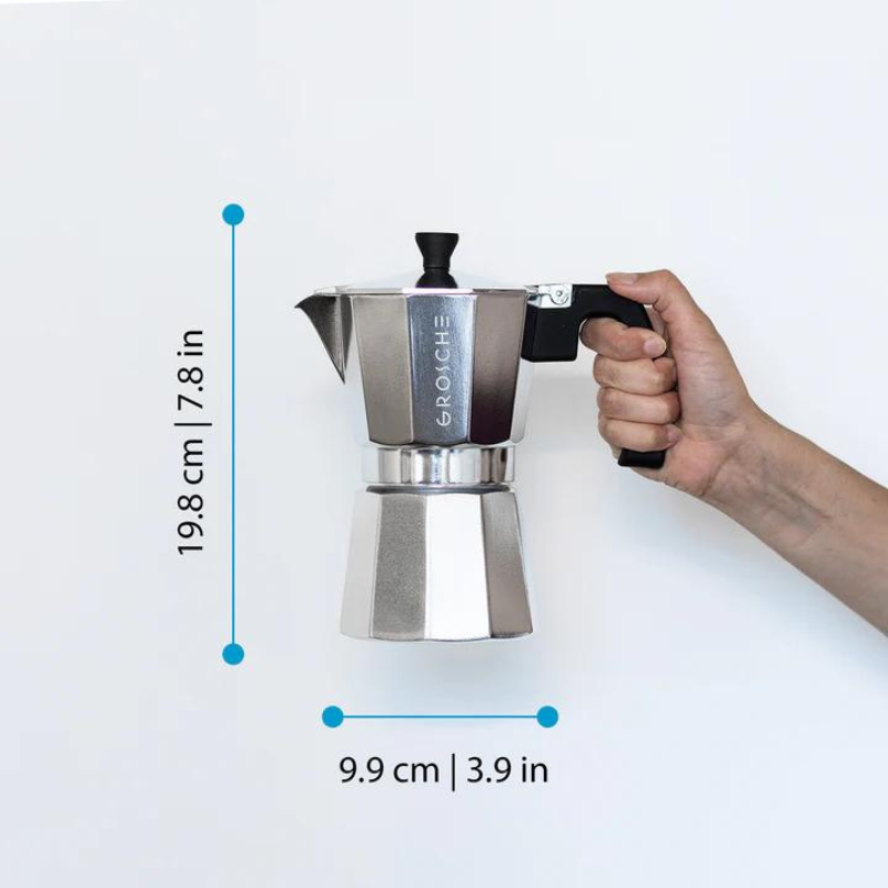 Milano Moka Pot Stovetop Espresso Maker - EarthHero Corporate Gifting and Custom Swag