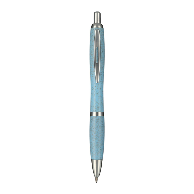 Branded Nash Wheat Straw Ballpoint Pen - EarthHero Corporate Gifting and Custom Swag