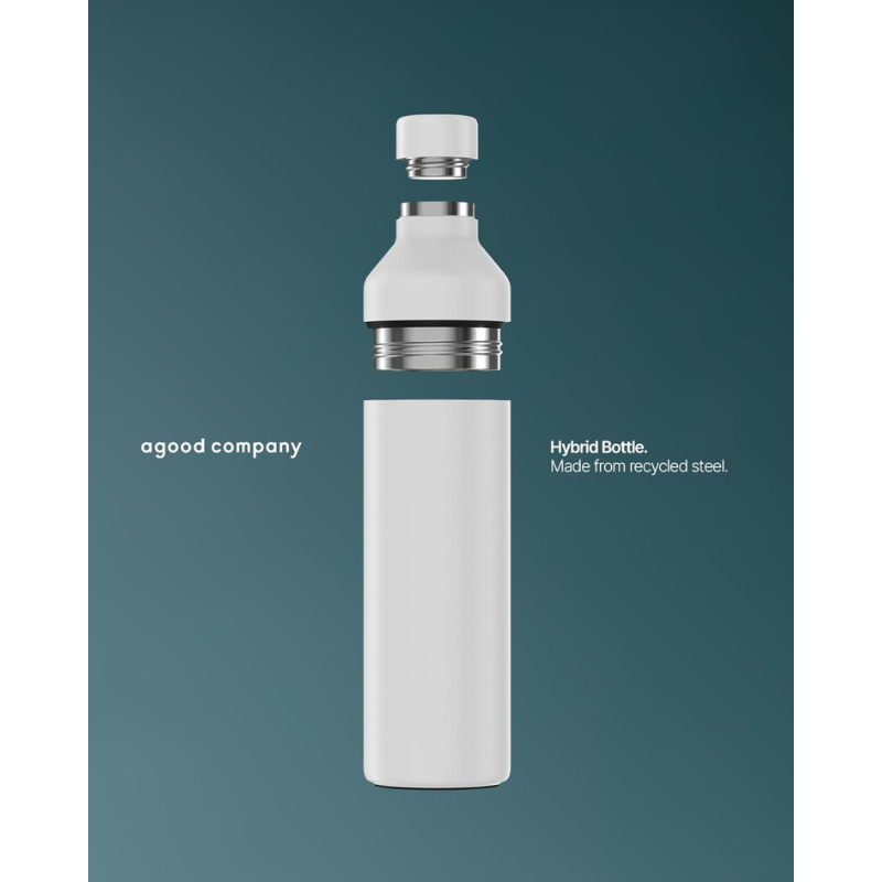 Recycled Stainless Steel Hybrid Water Bottle - EarthHero Corporate Gifting and Custom Swag