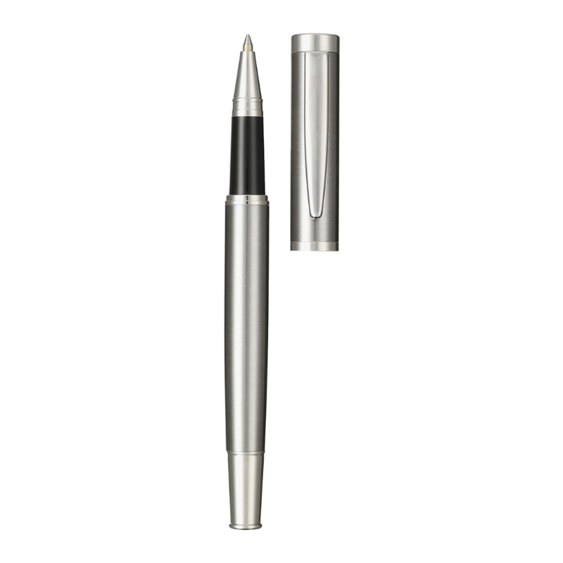 Recycled Stainless Steel Rollerball Pen - EarthHero Corporate Gifting and Custom Swag