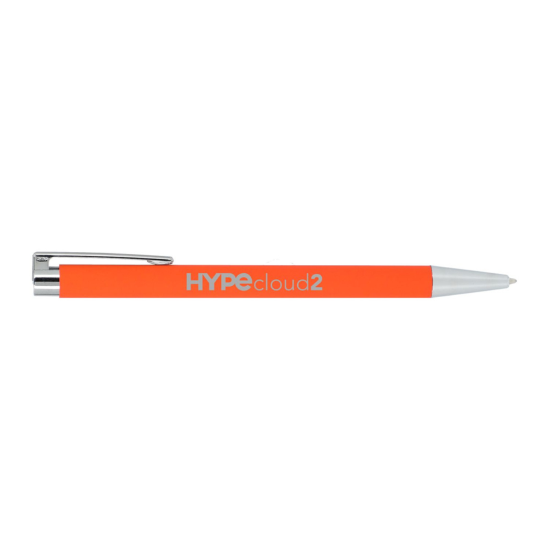 Maxi Recycled Aluminum Soft Touch Gel Pen - EarthHero Corporate Gifting and Custom Swag