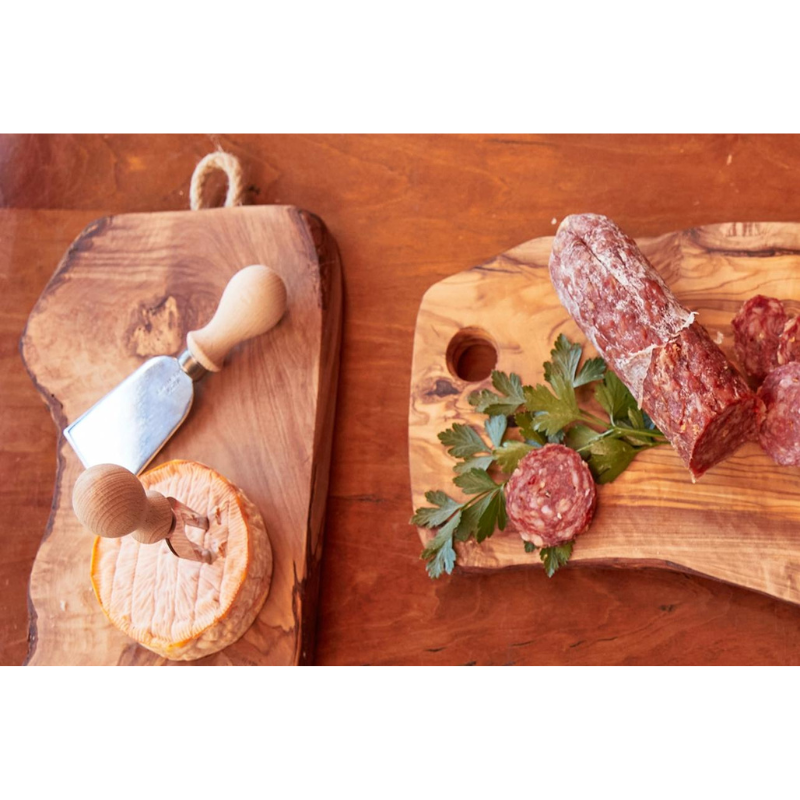 Italian Olivewood Charcuterie and Cheese Board - EarthHero Corporate Gifting and Custom Swag