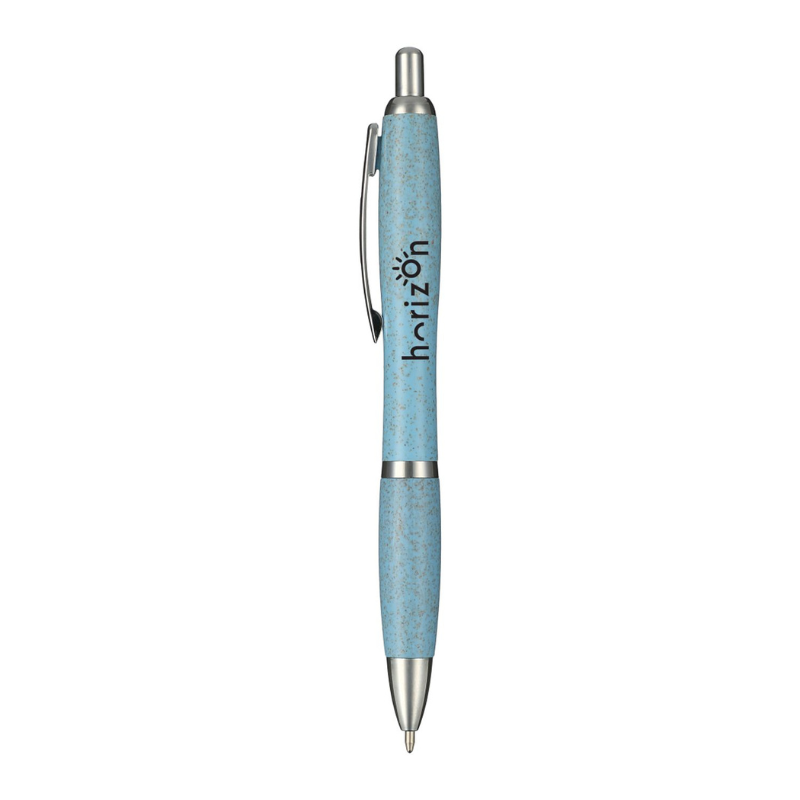 Branded Nash Wheat Straw Ballpoint Pen - EarthHero Corporate Gifting and Custom Swag