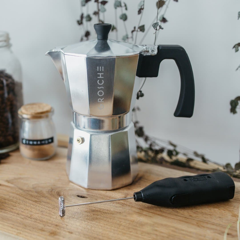 Milano Moka Pot Stovetop Espresso Maker - EarthHero Corporate Gifting and Custom Swag