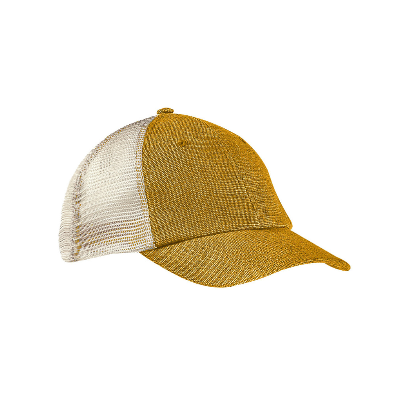 Washed Hemp Blend Trucker Hat - EarthHero Corporate Gifting and Custom Swag