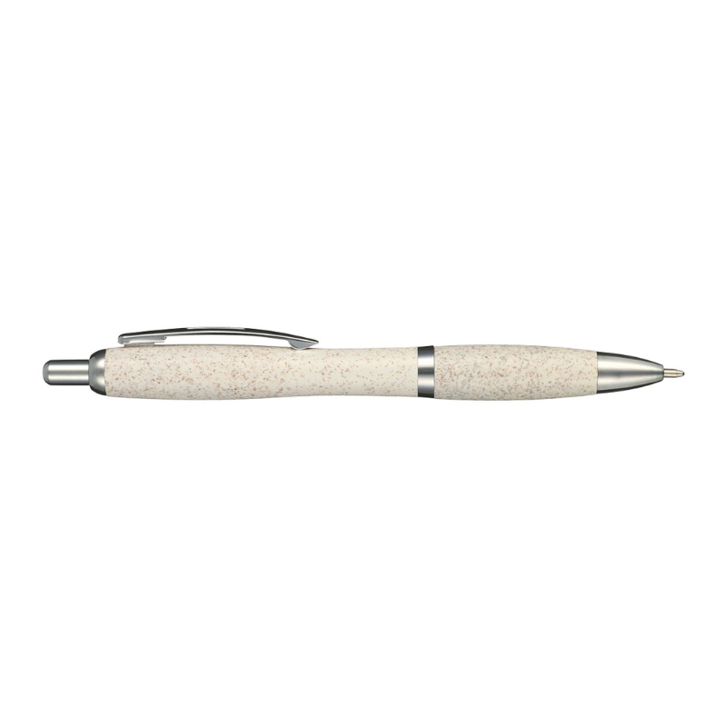 Branded Nash Wheat Straw Ballpoint Pen - EarthHero Corporate Gifting and Custom Swag