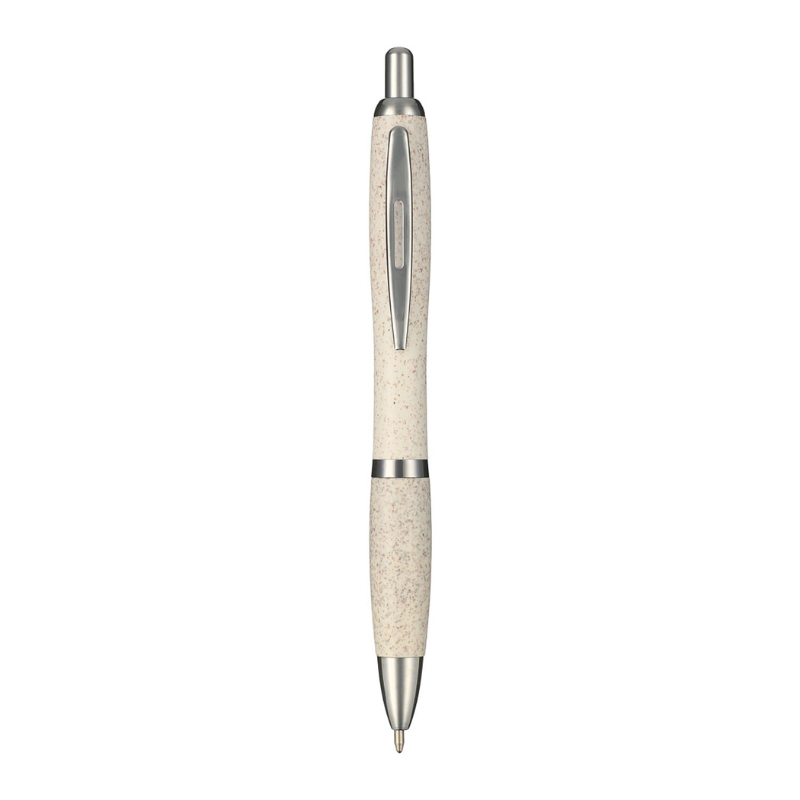 Branded Nash Wheat Straw Ballpoint Pen - EarthHero Corporate Gifting and Custom Swag