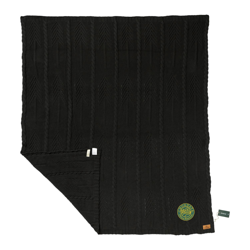 Organic Cotton Cable Blanket - EarthHero Corporate Gifting and Custom Swag
