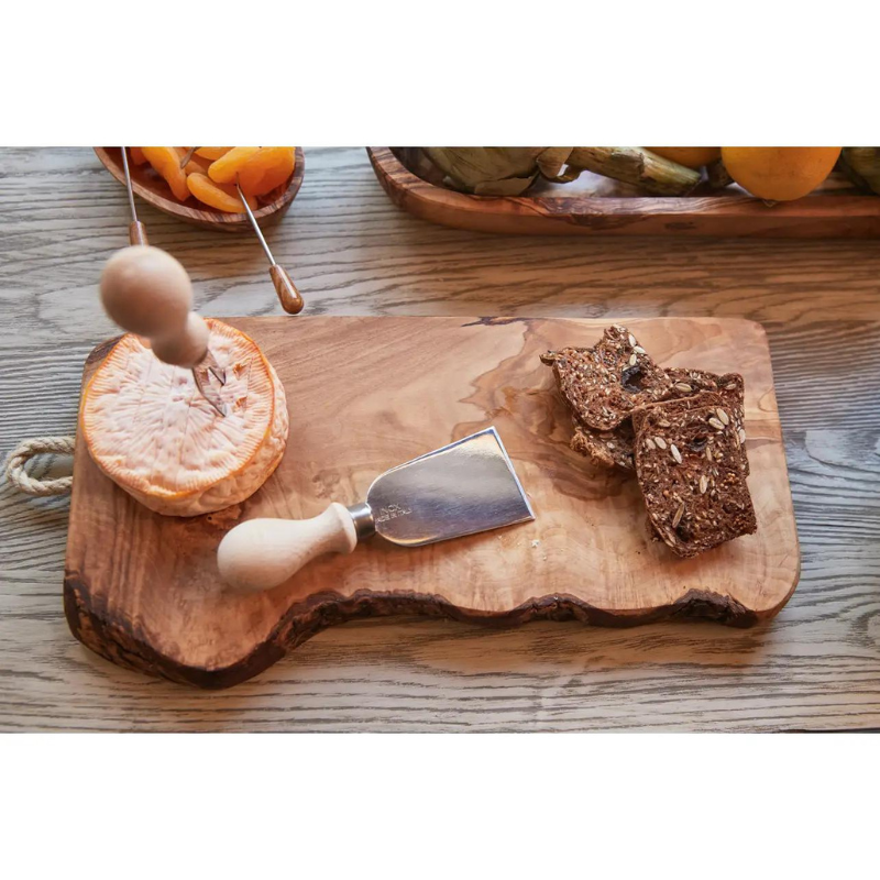 Italian Olivewood Charcuterie and Cheese Board - EarthHero Corporate Gifting and Custom Swag