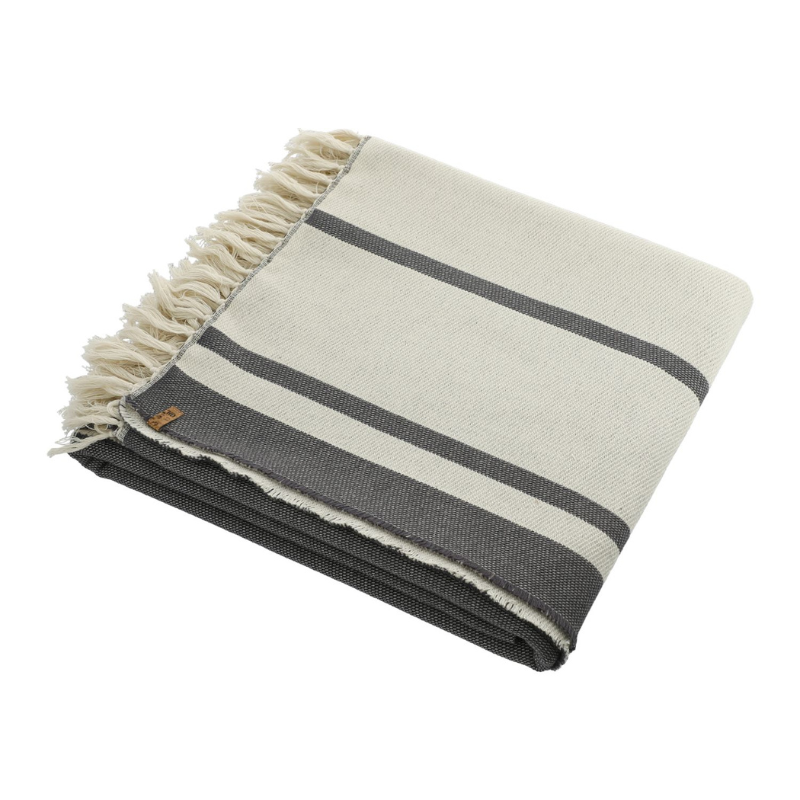 Organic Cotton Ocean Breeze Throw Blanket - EarthHero Corporate Gifting and Custom Swag
