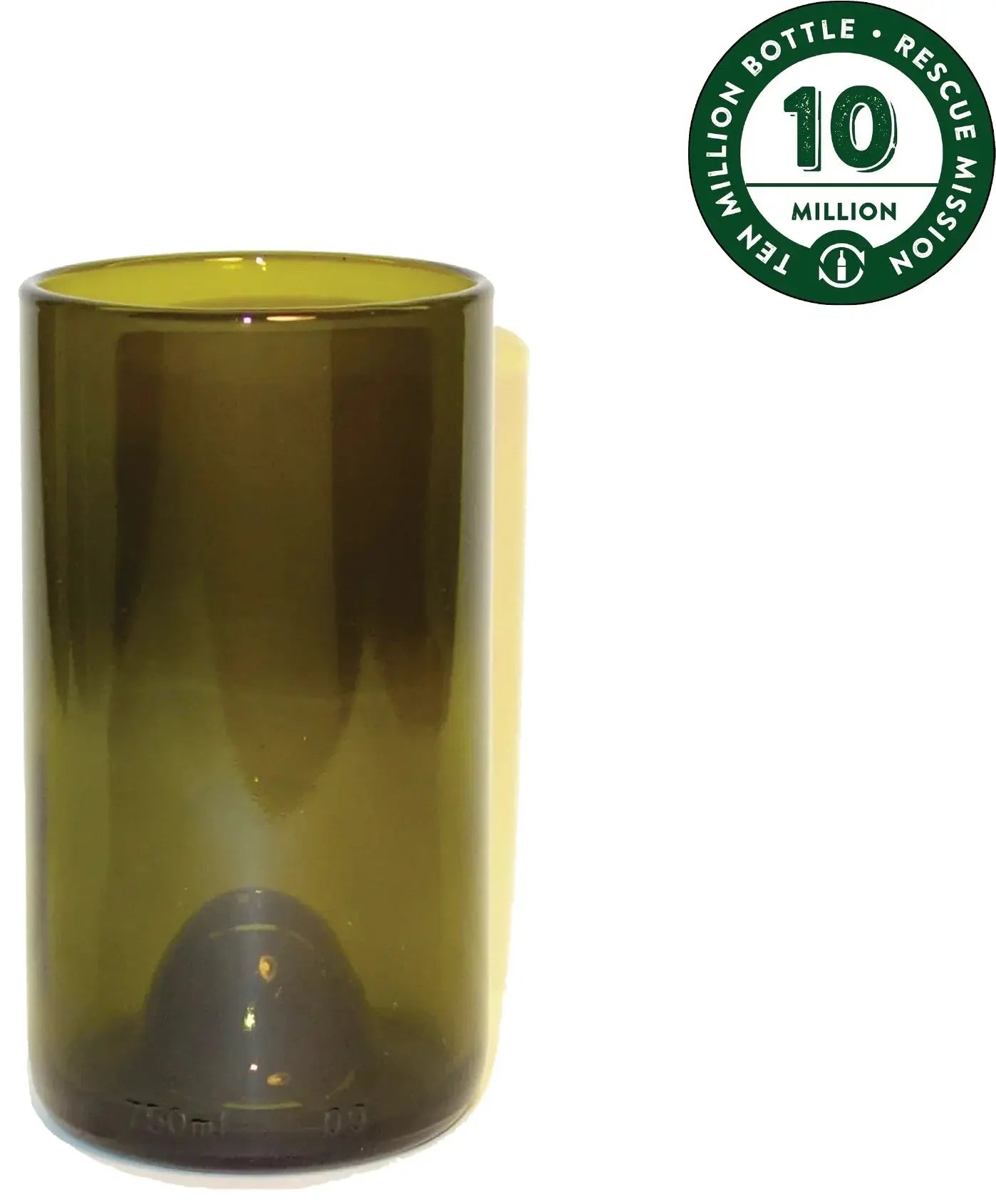 Recycled 16oz Lowball Glass - Single - EarthHero Corporate Gifting and Custom Swag