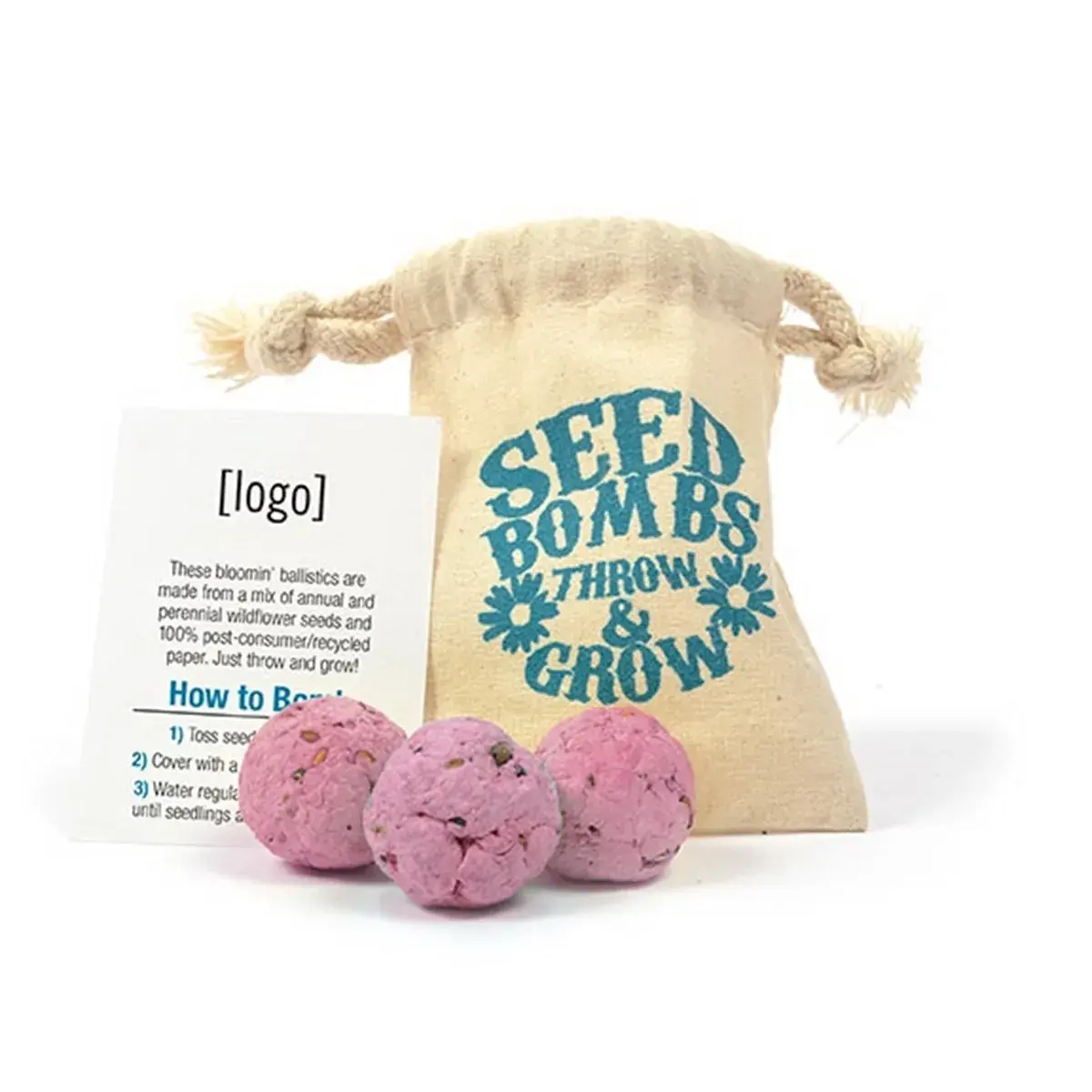 Custom Seed Bomb Bag Bloomin