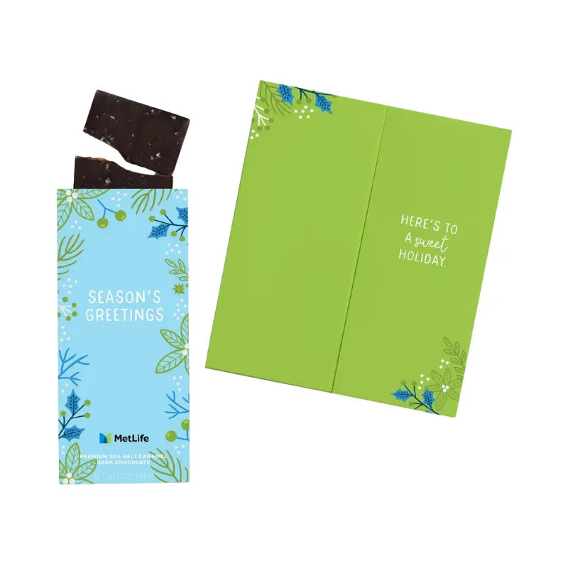 Custom Chocolate Bar + Greeting Card in One - EarthHero Corporate Gifting and Custom Swag
