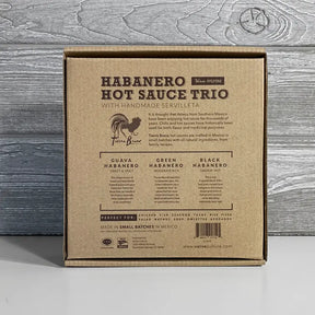 Habanero Hot Sauce Trio & Servilleta Gift Set