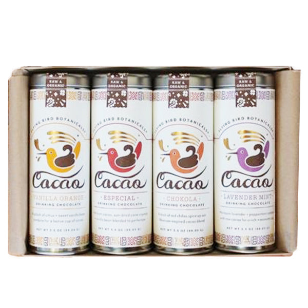 Chocolate Lover's Hot Chocolate Gift Box Set Flying Bird Botanicals